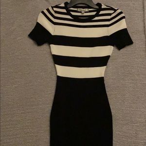 Black and white stripped dress BRAND NEW